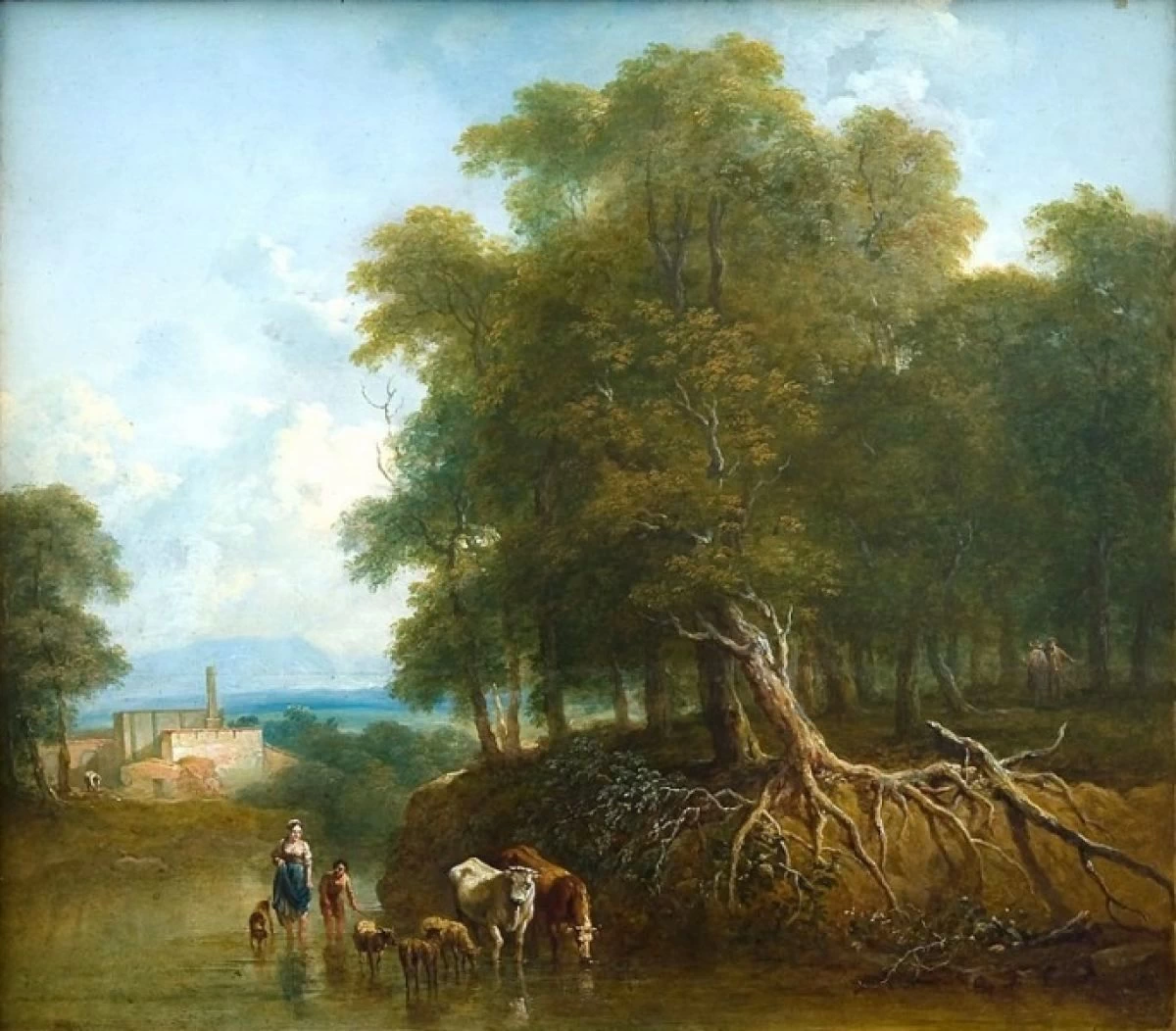 Paesaggio con guado - Muzeum Okręgowe w Rzeszowie